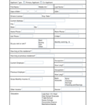 Generic Credit Application Fill Online Printable Fillable Blank