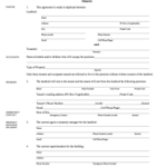 Job Application Form Residential Tenancy Agreement Ontario Templates