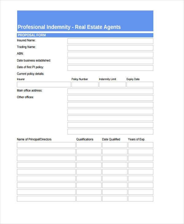 Melbourne Estate Agents Rental Application Form