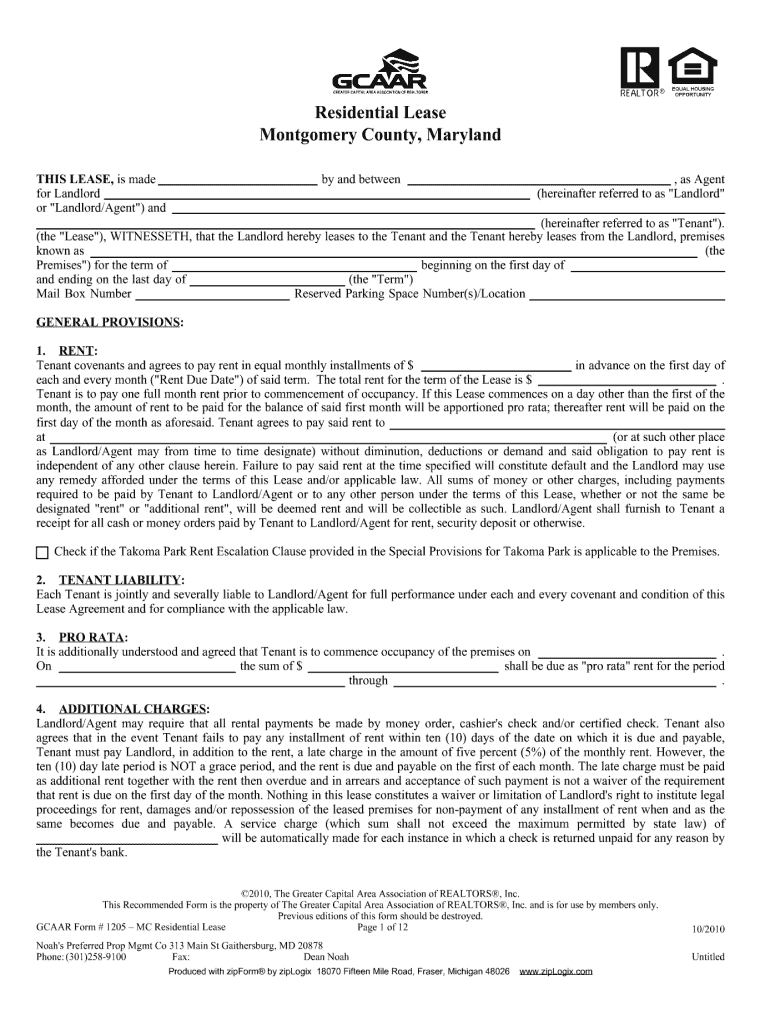 Montgomery County Rental Application Fill Out And Sign Printable PDF 