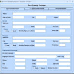 MS Word Rental Application Template Software 7 0 Create Blank Rental