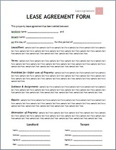 Nelson Alexander Residential Tenancy Application