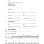 Ohio Vehicle Storage Agreement Form Legal Forms And Business