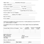 Ontario Canada Residential Property Application Form Download Printable