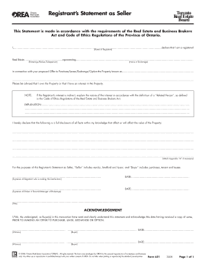 Orea Rental Application Form 400