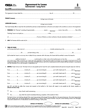 Orea Rental Application Form 410 Sample Form