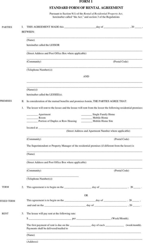 Post Office Box Rental Application Form