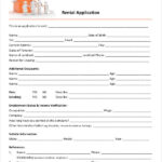 Printable Rental Applications Template Business PSD Excel Word PDF