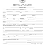 Rental Application Form 92 Free Templates In PDF Word Excel Download
