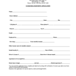 Submit Printable Apartment Cosigner Requirements Forms And Document