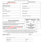 Tenant Screening Forms Fill Online Printable Fillable Blank
