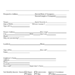 Tennessee Rental Application Form Download Fillable PDF Templateroller