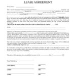 Termination Of Lease Agreement Form Free Printable Documents Lease